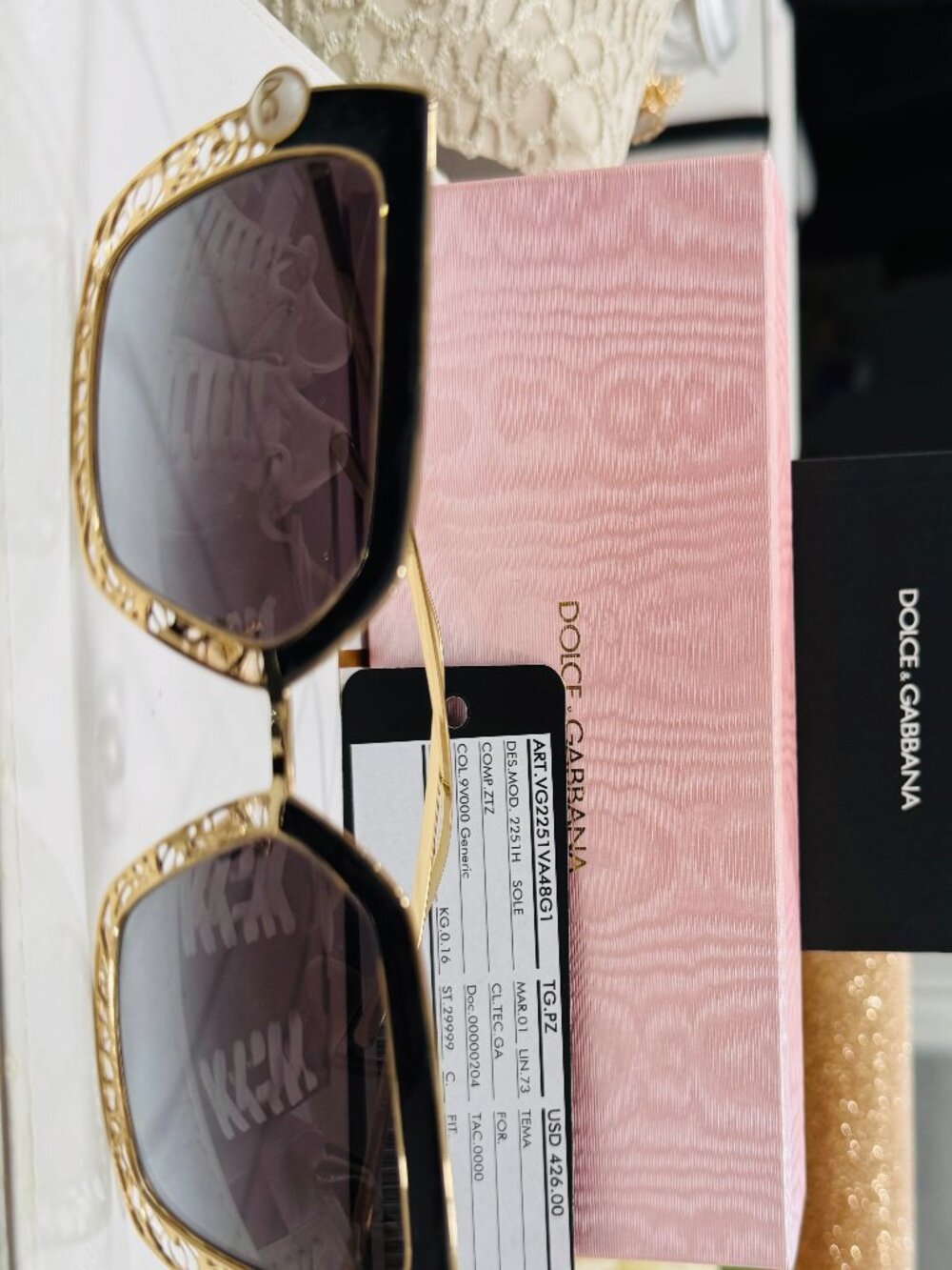 Dolce & Gabbana Sunglasses DG 2251-H 1334/8G 51-19 145 3N